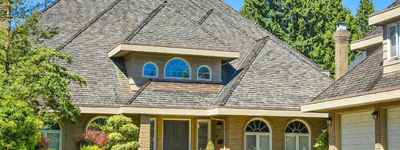 Residential property with new roof