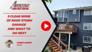 5 Clear Signs of Roof Storm Damage (And What to Do Next)