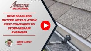 How Seamless Gutter Installation Cost Compares to Storm Repair Expenses