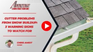 Gutter Problems from Snow Buildup: 3 Warning Signs to Watch For