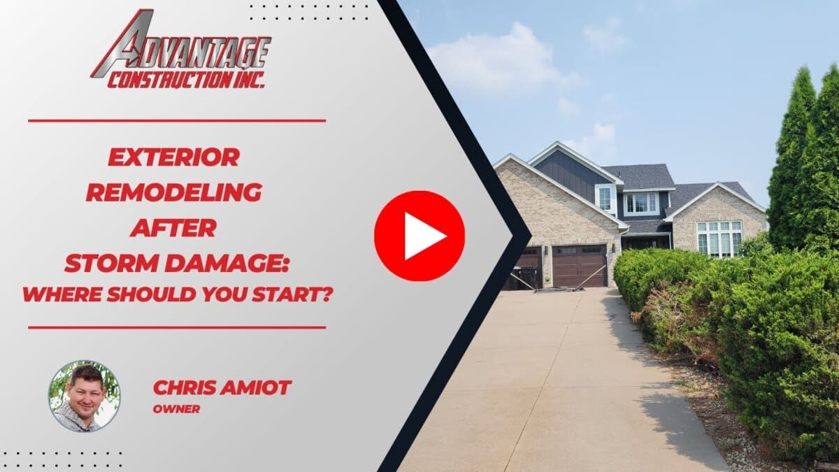 Exterior Remodeling After Storm Damage: Where Should You Start?