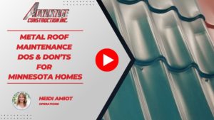 Metal Roof Maintenance Dos & Don’ts for Minnesota Homes