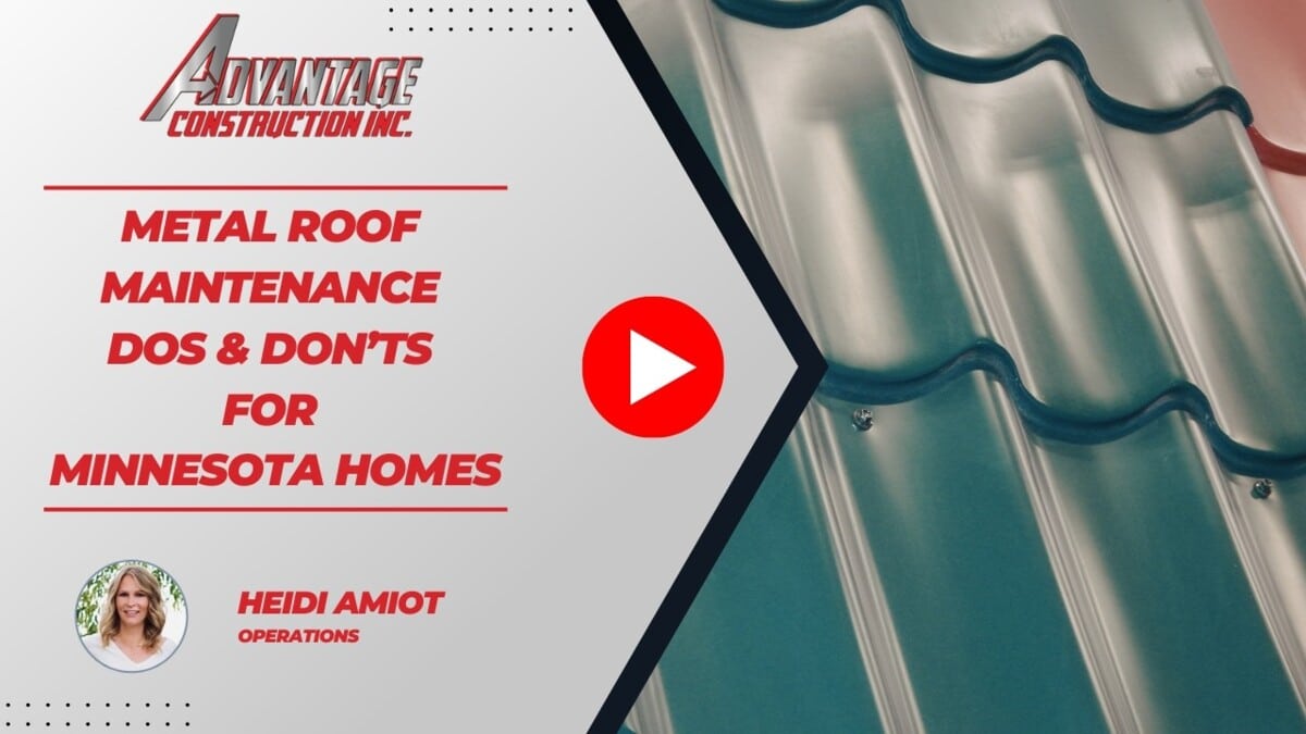 Metal Roof Maintenance Dos & Don’ts for Minnesota Homes
