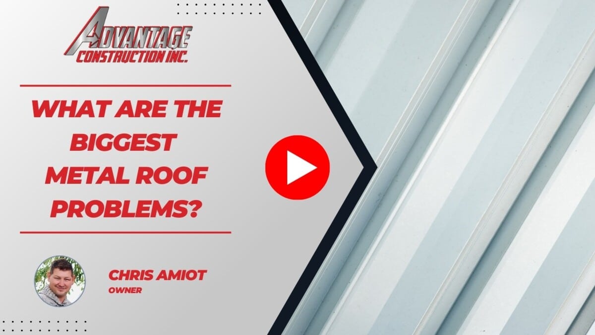 What Are the Biggest Metal Roof Problems?