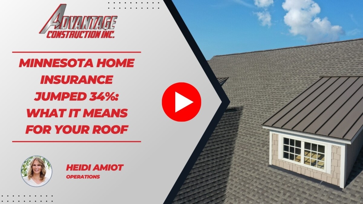 Minnesota Home Insurance Jumped 34%: What It Means for Your Roof